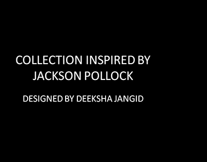 Collection inspired by Jackson pollock
