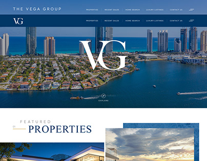 Homepage Design for thevegaregroup.com