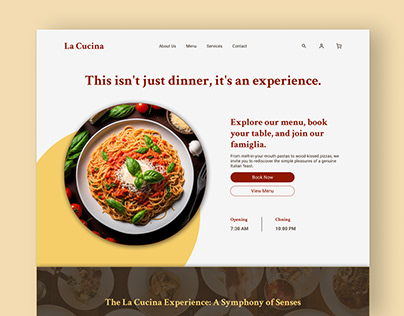 La Cucina Website Design