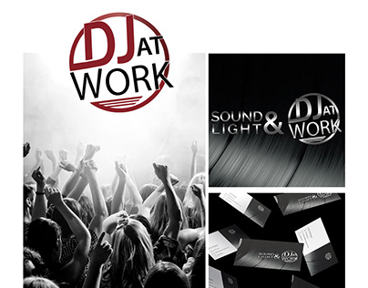 DJ at Work Graphic Design, Branding