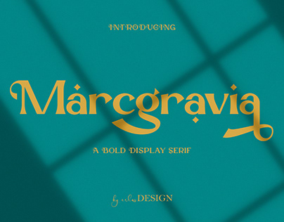 Marcgravia Display Serif Font