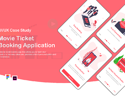 UI/UX Case Study - Movie Ticket Booking Application