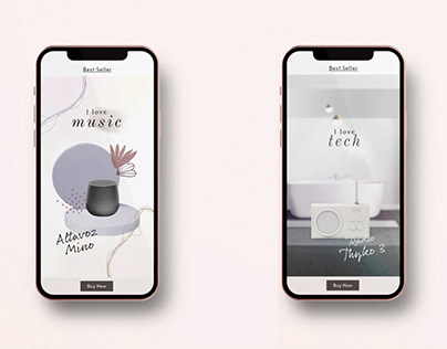 Valentine's Day Designs for LaOca's Instagram Stories