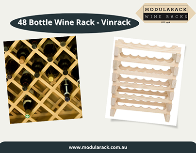 48 Bottles Large Modular Wine Rack