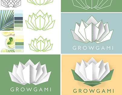 Growgami Concept Logo for JCKM, Inc