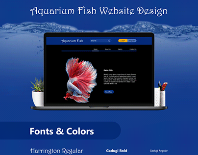 Aquarium Fish Website Design