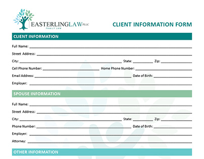 Client Information Forms for Small Businesses