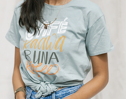Hand Lettering | Coffee Tee Design