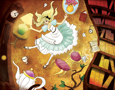Alice in Wonderland Story Board