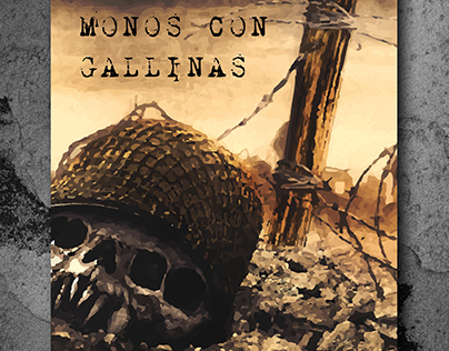 "Monos con Gallinas" - Ilustración