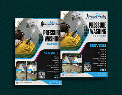 Pressure Washing Flyer Design