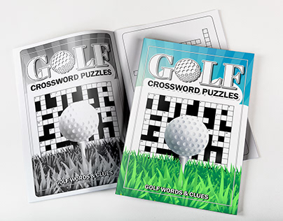 Golf Crossword Puzzles Activity Book for Adults