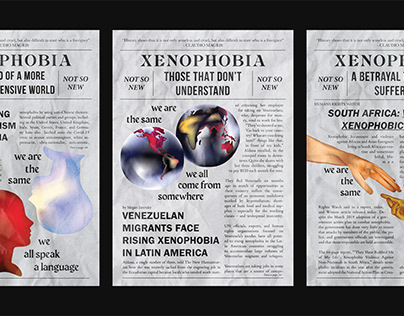 XENOPHOBIA PSA Campaign Posters