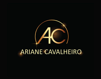 Logotipo e cartão de visita Ariane Cavalheiro