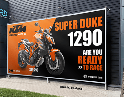 Billboard Design for KTM Super Duke 1290