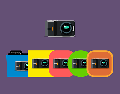 Blackmagic Pocket Cinema Camera Icons