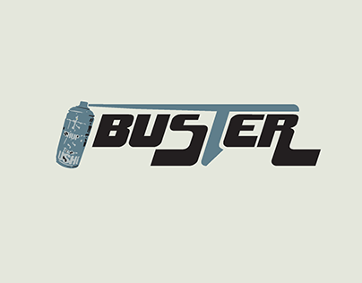 Buster - logo of graffiti spray