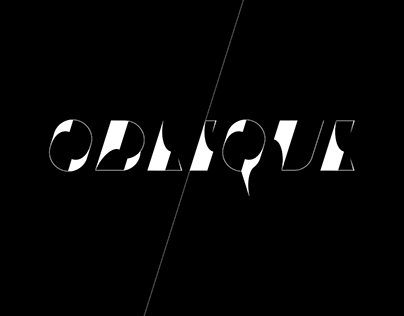 Oblique – Typographic experiment