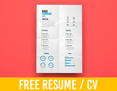 Free Resume / CV vol.2