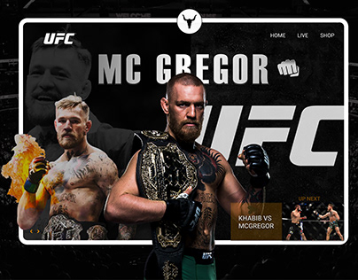 Landing Page - UFC Conor McGregor