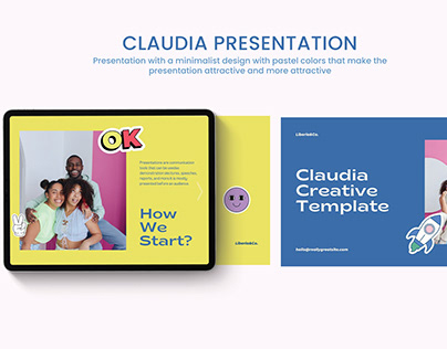 claudia fashion presentation template