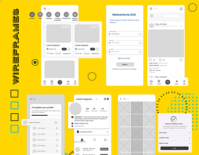 Simplifying User Experiences - WIREFRAME