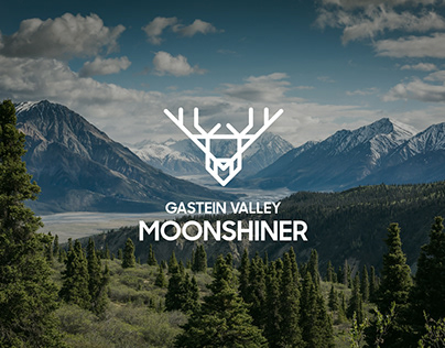 Gastein Valley Moonshine visual identity