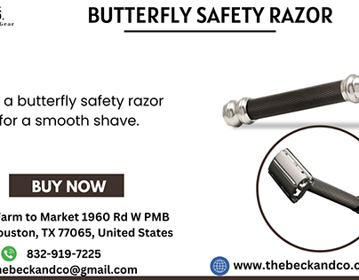 Make the Perfect Shave with Butterfly Safety Razor