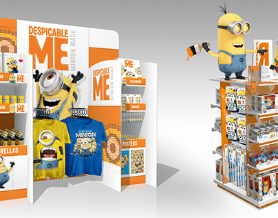 Despicable Me Retail Fixtures