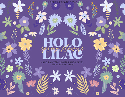 Holo Lilac spring flowers