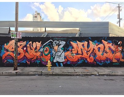 Miami Art Basel 2014 wall 1.