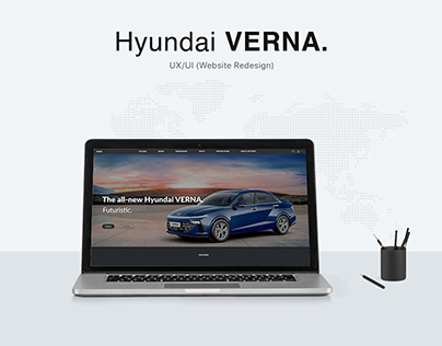 hyundai verna (website redesign)