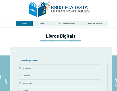 BIBLIOTECA DIGITAL Letras Português (03/2020)