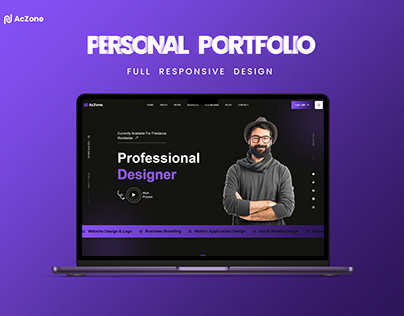 Personal Portfolio Website HTML CSS & JavaScript