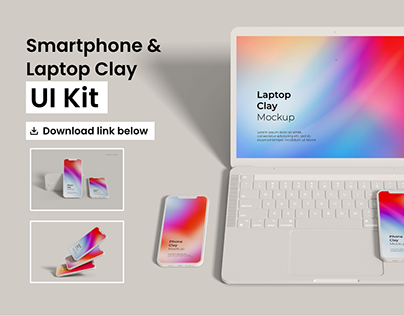 Smartphone & Laptop UI Kit (Mockup)