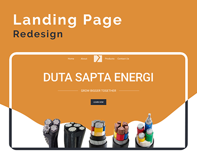 Landing Page Redesign - Duta Sapta Energi