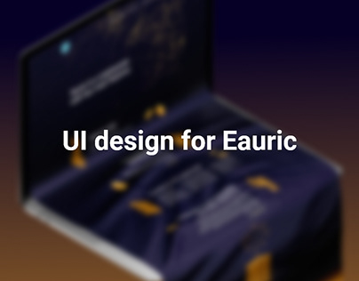 UI design for Eauric