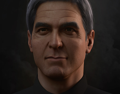 George Clooney 3D Model