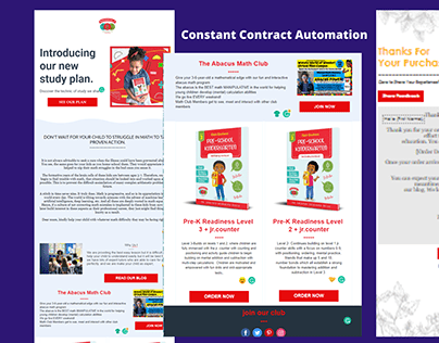 Constant Contract Email template design