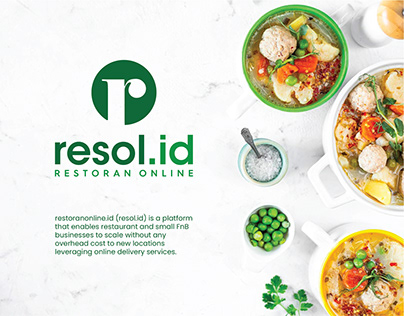 resool.id Restoran Online Logo Design