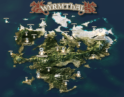 Fantasy Map design for D&D and TTRPG
