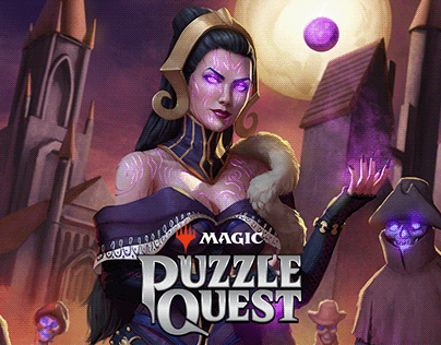 Liliana, Master of Death | Magic: Puzzle Quest.