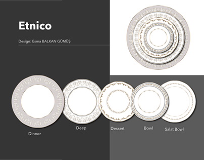 Etnico Dinnerware Pattern Design
