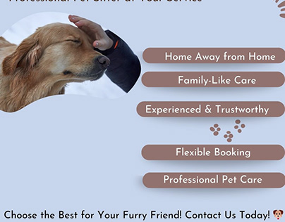 Professional Pet-Sitting Services.