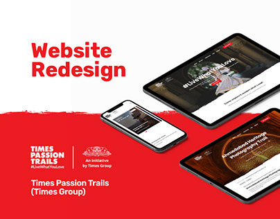 Times Passion Trails (Times Group) - Website Redesign