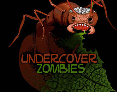 Undercover Zombies, Zombie Ant T-Shirt Design