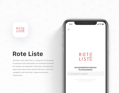 Rote Liste - Mobile App UI