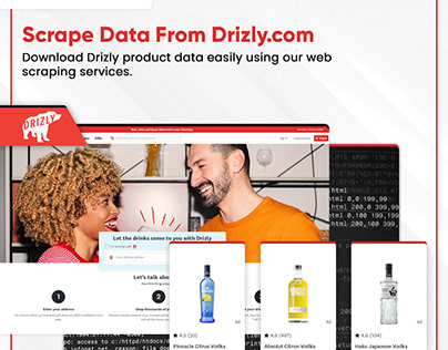 Scrape Data From Drizly Website
