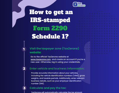 How to get an IRS-Stamped Form 2290 Schedule 1?
