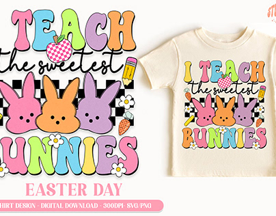 Easter Teacher Sublimation Design Download